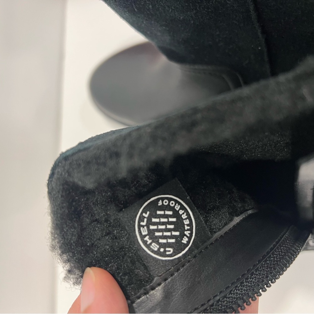 Unstructured By Clark’s Black Faux Fur Winter Boots - New Without Box - Reemoly - Picture 14 of 15